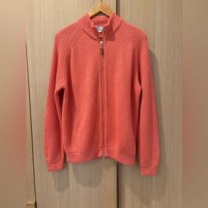 Avon Celli for Bergdorf Goodman mens silk/cashmere full zip. Size lV 50.